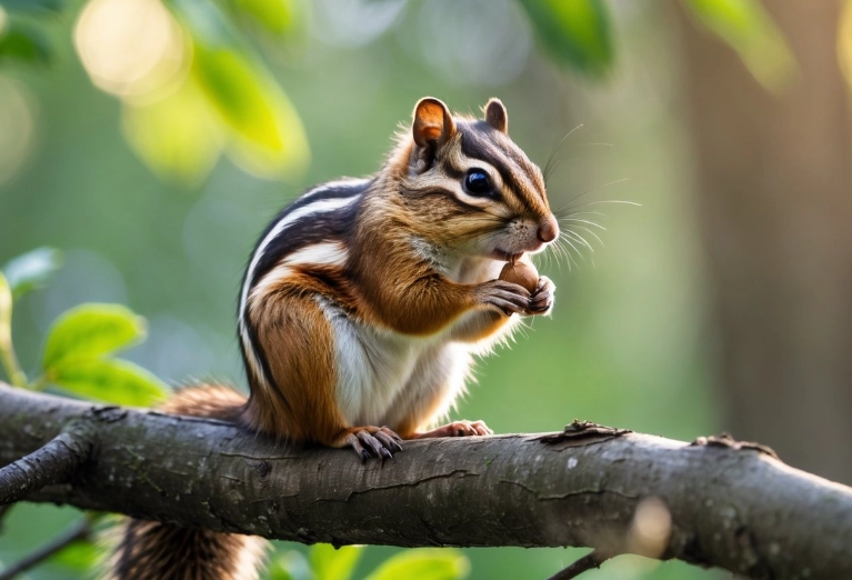 female chipmunk