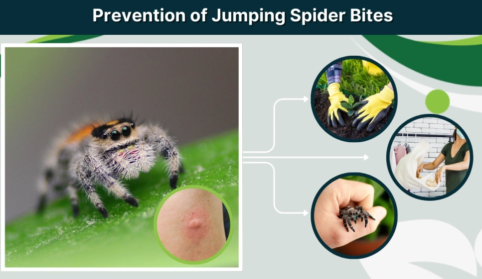 jumping spider bite