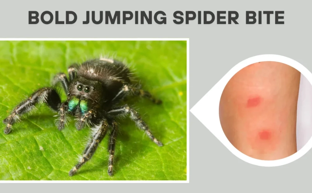 jumping spider bite human